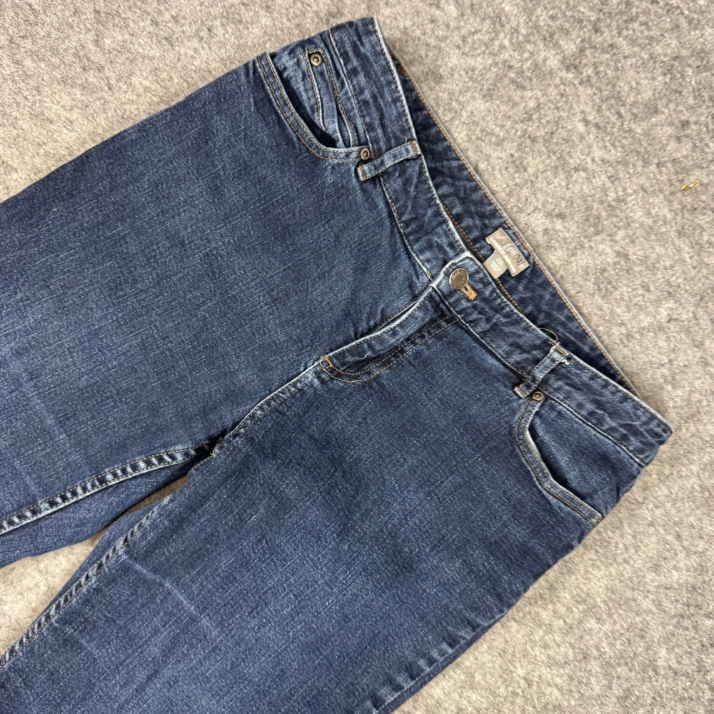 J. Jill XV Authentic Fit Below Waist Jeans 12P Petite Dark Wash Straight Leg